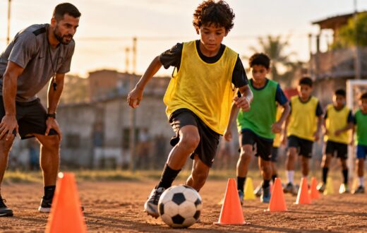 Treino-de-Futebol-ao-Por-do-Sol