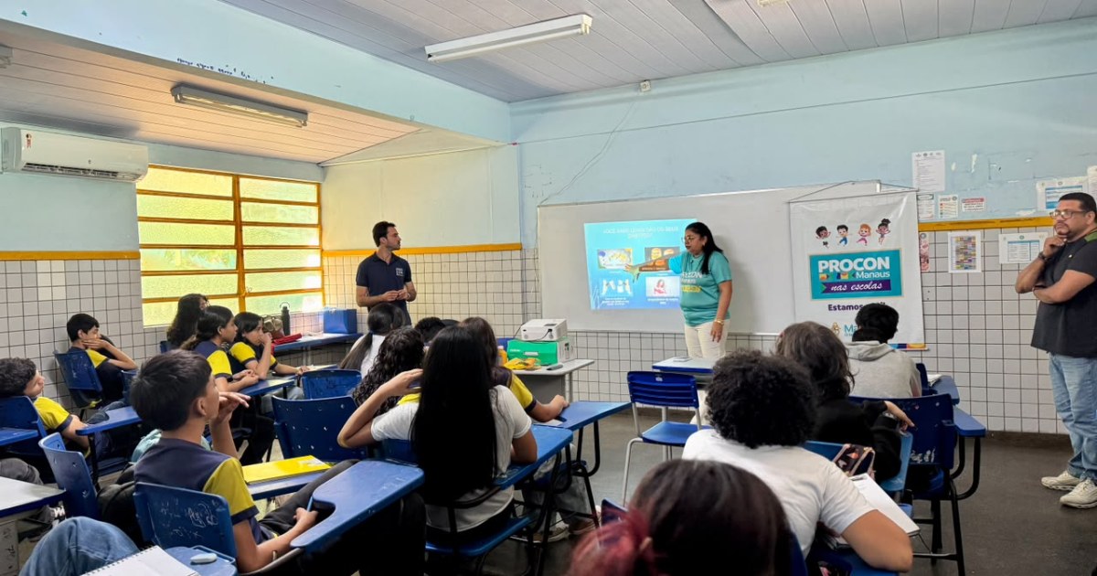 Projeto do Procon Manaus mostra a estudantes como buscar ajuda em conflitos de consumo